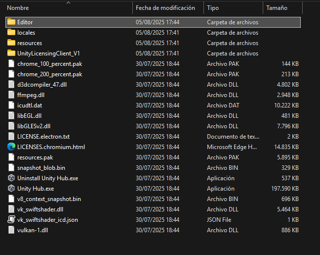 Alberto Blanco (@cosmicwork) on Twitter photo Si no podéis actualizar Unity Hub porque os da error, podéis arreglarlo. Donde tengáis instalado el Hub, borráis todo menos la carpeta Editor y descargáis el instalable. Con eso os dejará instalar la última versión. Menudo coñazo colega! Si no podéis actualizar Unity Hub porque os da error, podéis arreglarlo. Donde tengáis instalado el Hub, borráis todo menos la carpeta Editor y descargáis el instalable. Con eso os dejará instalar la última versión. Menudo coñazo colega!