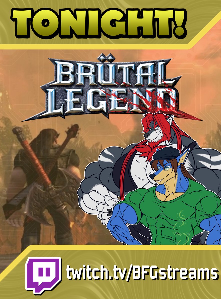 BFG Streams (@bfg_streams) on Twitter photo TONIGHT!
The crew embarks on a journey to ROCK!
Stream starts at 7:30pm EST tonight!
twitch.tv/BFGstreams TONIGHT!
The crew embarks on a journey to ROCK!
Stream starts at 7:30pm EST tonight!
twitch.tv/BFGstreams