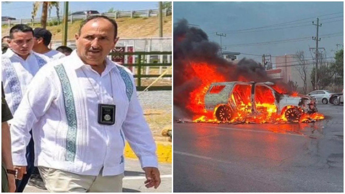 #InseguridadEnElMundo — 🚨🇲🇽 México: 

Gran conmoción ha generado el brutal asesinato del Fiscal de la Federación en Tamaulipas, Ernesto Vásquez, mientras se conducía en una calle de Las Quintas, posteriormente, el vehículo fue incendiado con el cuerpo adentro. 

A través de:
