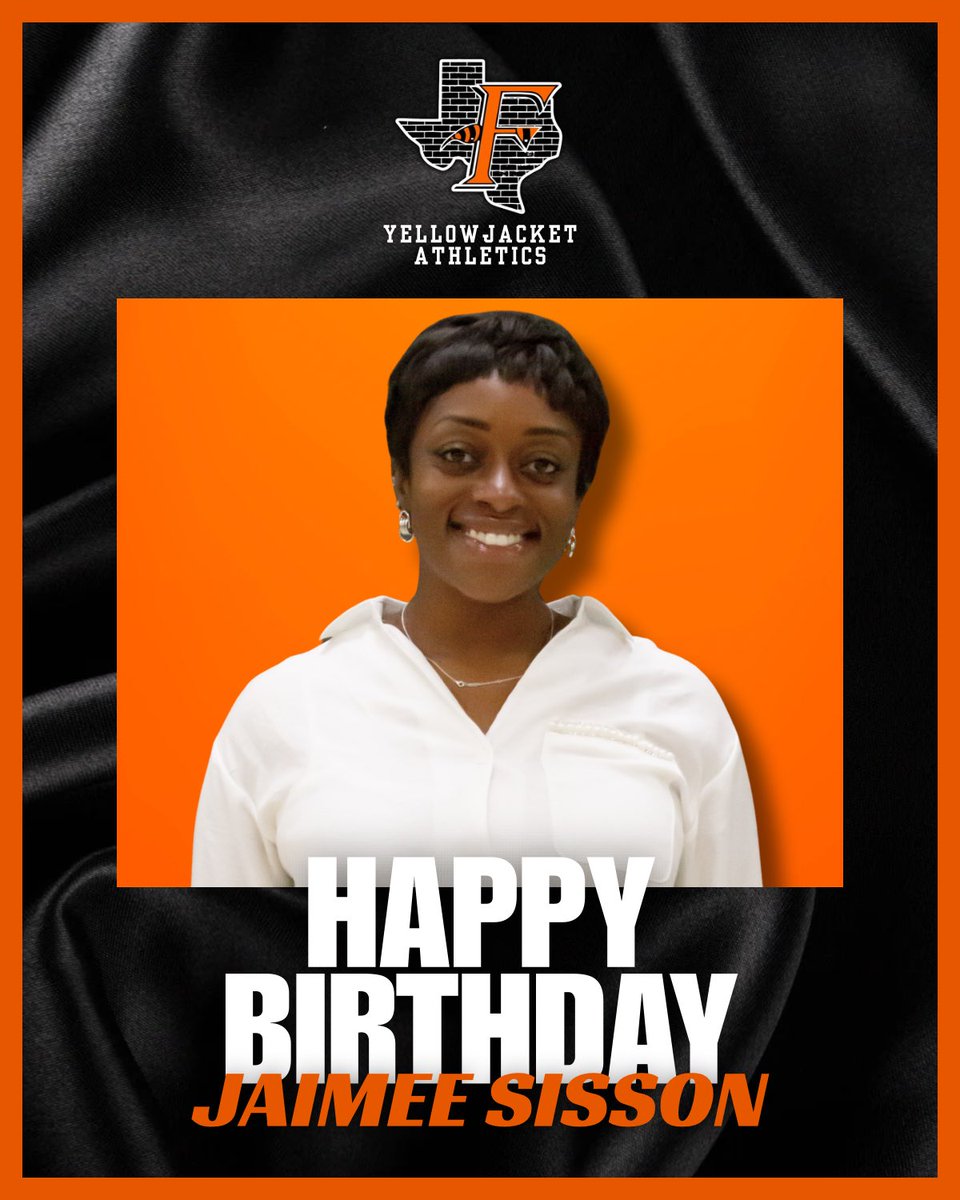 Ferris Yellowjackets Athletics (@jacketnationfhs) on Twitter photo Happy Birthday to our Head Athletic Trainer, <a href="/JaimeeSisson/">Jaimee Sisson</a>! Thank you for all that you do for Ferris Yellowjackets Athletics! π π
<a href="/castillo_ac/">Tonycastillo</a> <a href="/CoachSGonzo/">Ski Gonzalez</a> <a href="/FerrisISD/">Ferris ISD</a> Happy Birthday to our Head Athletic Trainer, <a href="/JaimeeSisson/">Jaimee Sisson</a>! Thank you for all that you do for Ferris Yellowjackets Athletics! π π
<a href="/castillo_ac/">Tonycastillo</a> <a href="/CoachSGonzo/">Ski Gonzalez</a> <a href="/FerrisISD/">Ferris ISD</a>