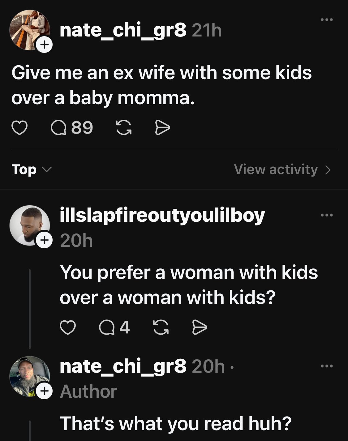 1 pic. I thought this nigga was stupid, until I read what this other dumbass nigga had to say🫩😂 https://t.co/uhp4fjAIfj