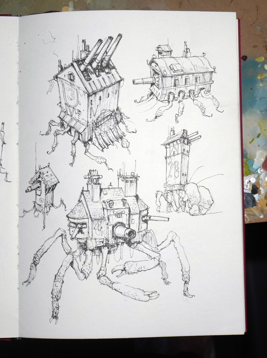 Insect and crab artillery buildings