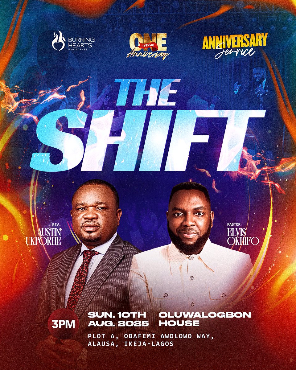 bhm_global's tweet image. It&apos;s our anniversary service on Sunday.🥳🥳

We&apos;re honored to host Reverend Austin and Minister Faithful... two anointed vessels carrying divine insight and grace for this house in this season.

This is not any service. It is THE service. Don&apos;t just hear about it, be there.