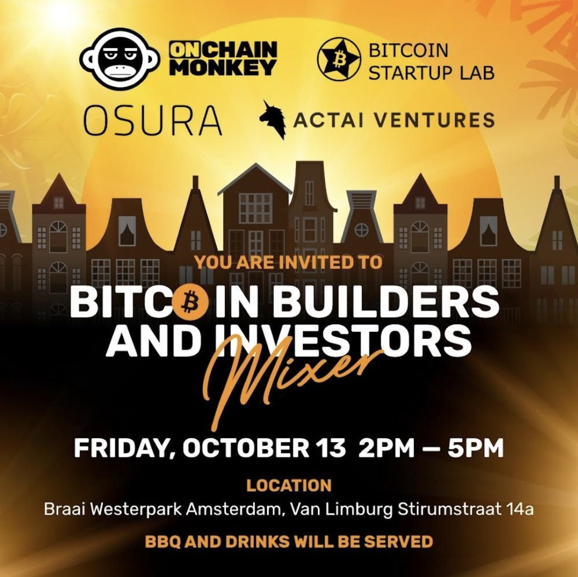 OCM Coffee Club (@ocmcoffeeclub) on Twitter photo Few, then all at once.
But do you know that <a href="/OnChainMonkey/">OnChainMonkey®</a> hosted a Mixer Party at <a href="/BitcoinConfEUR/">Bitcoin Amsterdam</a> at Braai Westerpark in Amsterdam in 2023 and the Braai already accepted $BTC payments back then 🔥
Btw, to meet <a href="/amandaterry/">Amanda Terry</a> and <a href="/huuep/">danny huuep</a> there was amazing inspiring! Few, then all at once.
But do you know that <a href="/OnChainMonkey/">OnChainMonkey®</a> hosted a Mixer Party at <a href="/BitcoinConfEUR/">Bitcoin Amsterdam</a> at Braai Westerpark in Amsterdam in 2023 and the Braai already accepted $BTC payments back then 🔥
Btw, to meet <a href="/amandaterry/">Amanda Terry</a> and <a href="/huuep/">danny huuep</a> there was amazing inspiring!