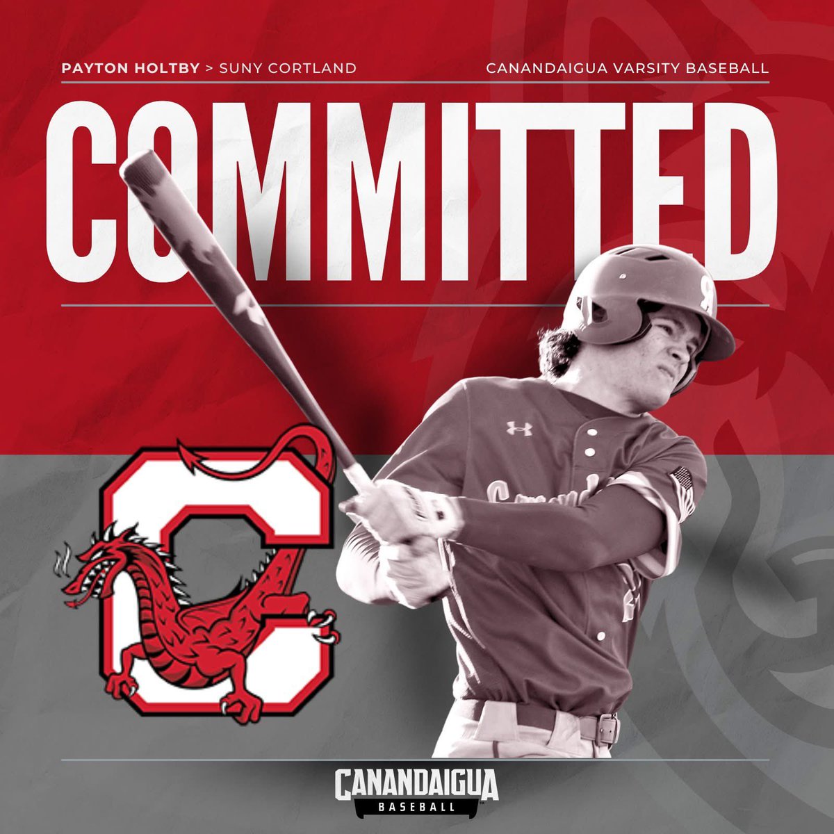 Canandaigua Academy Baseball (@cabaseball1791) on Twitter photo We interrupt your offseason to congratulate rising senior Payton Holtby on his commitment to play baseball at SUNY Cortland. From cherry and gray to Red Dragon. Congrats, Payton!
<a href="/CortBaseball/">SUNY Cortland Baseball</a> <a href="/suny_cortland/">SUNY Cortland</a> <a href="/SuptFarr/">Supt Farr</a> <a href="/CAGrayWolves/">Canandaigua Athletics</a> <a href="/CanandaiguaCSD/">Canandaigua City School District</a> We interrupt your offseason to congratulate rising senior Payton Holtby on his commitment to play baseball at SUNY Cortland. From cherry and gray to Red Dragon. Congrats, Payton!
<a href="/CortBaseball/">SUNY Cortland Baseball</a> <a href="/suny_cortland/">SUNY Cortland</a> <a href="/SuptFarr/">Supt Farr</a> <a href="/CAGrayWolves/">Canandaigua Athletics</a> <a href="/CanandaiguaCSD/">Canandaigua City School District</a>