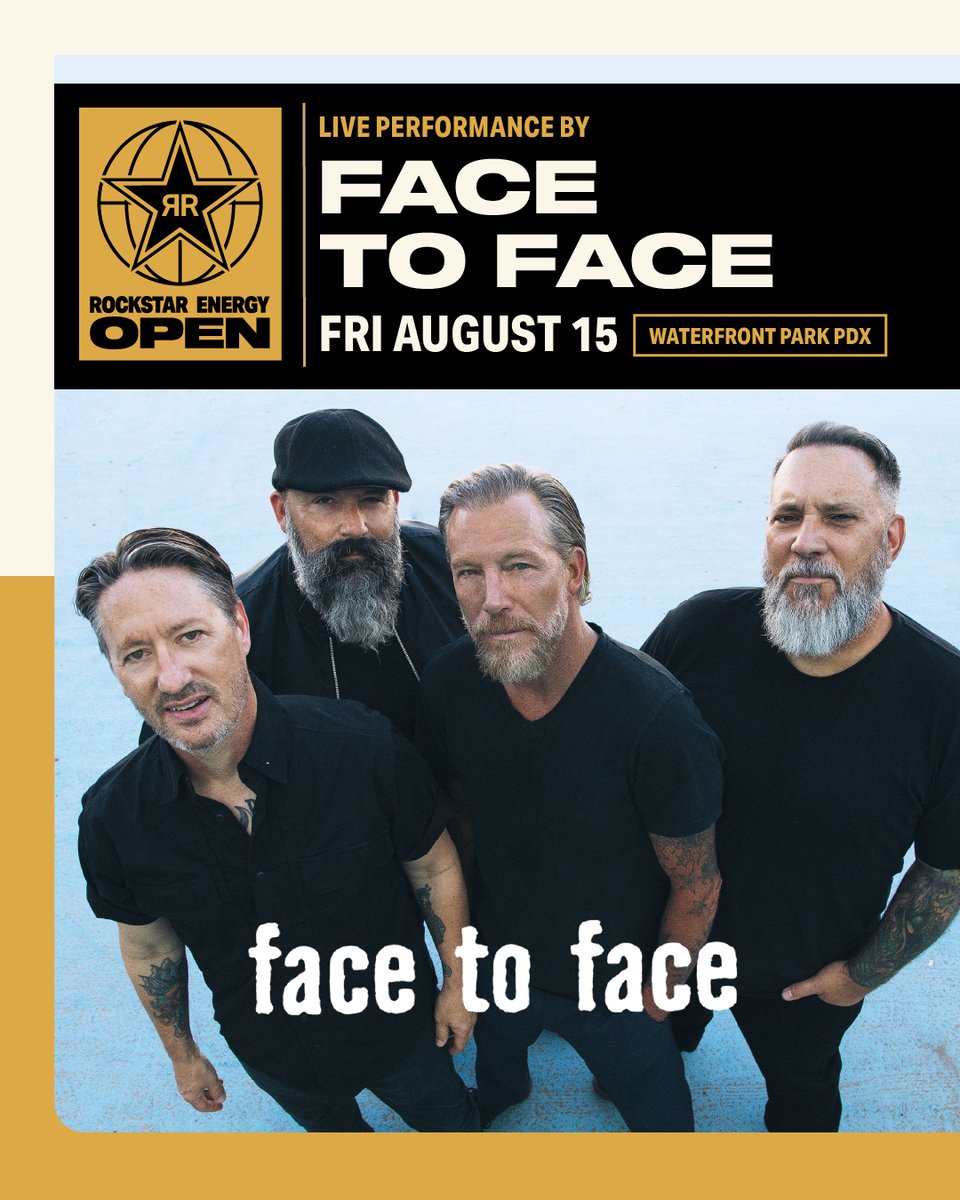 the_platfrm's tweet image. .@facetofacemusic and @TheParadoxBand1 are rocking the stage on Friday, August 15th at the @rockstarenergy Open in Portland, Oregon. The show is FREE for all to attend— we’ll see you there! #platfrm #RockstarEnergy