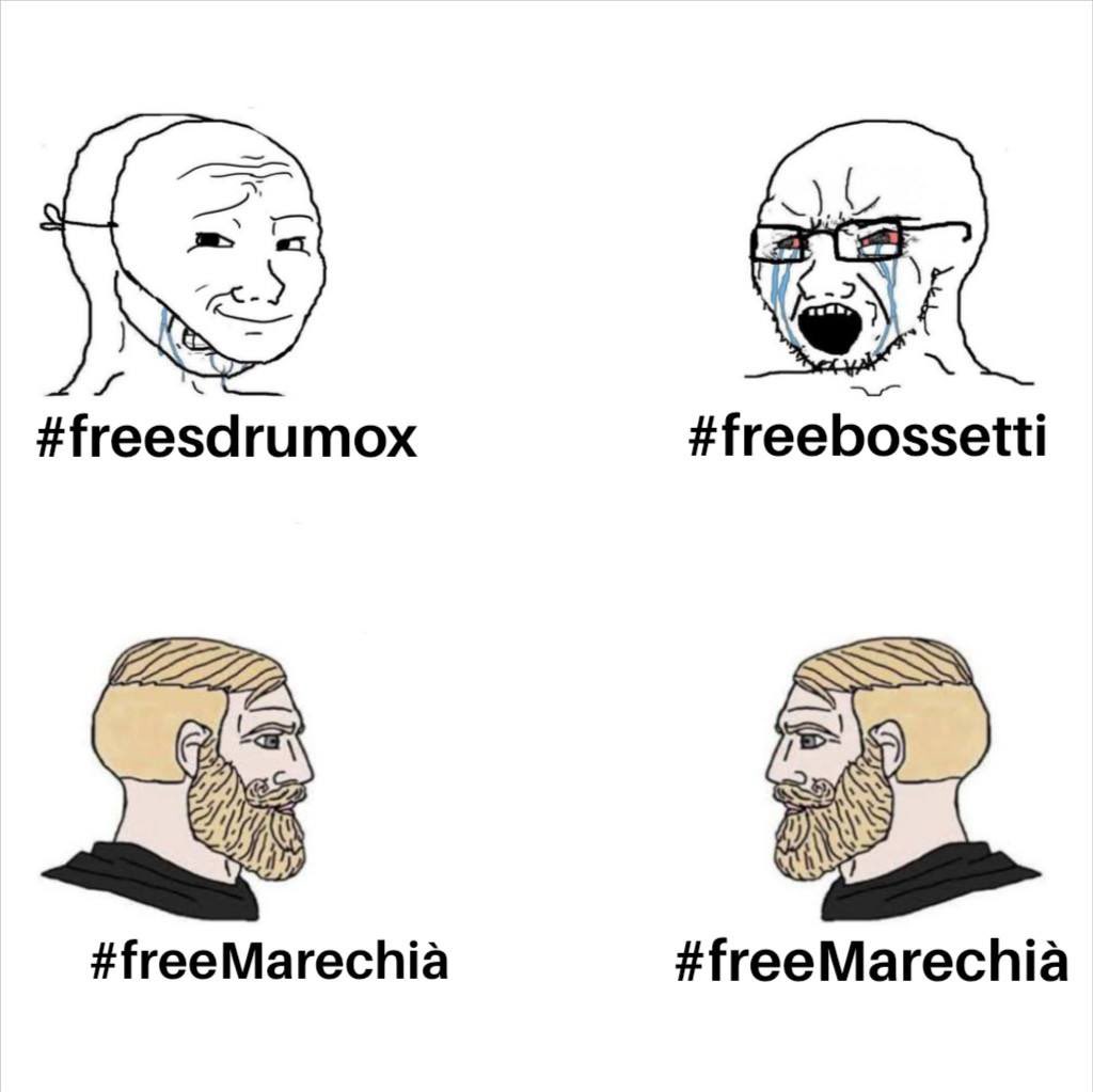 CHAT WRITE UNDER THIS POST #freeMarechià 

I WANT TO CLARIFY THAT THIS IS NOT A SHITSTORM TO THE PERSON WHO CANCELED ME BUT JUST A GAG TO LAUGH ABOUT IT

(Meme by <a href="/Lorx_wah/">Lorx_wah</a> )