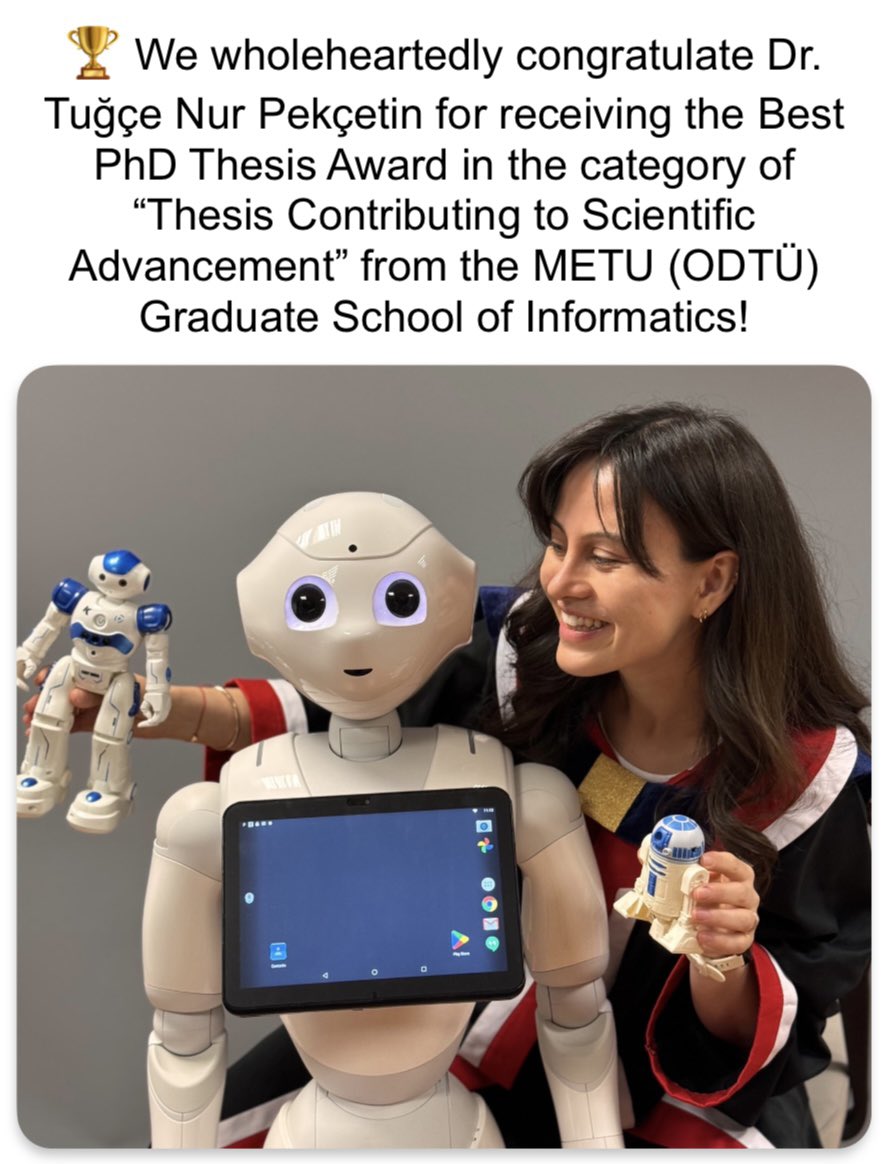 Congrats, <a href="/TugceNPekcetin/">Tuğçe Nur Pekçetin</a>!