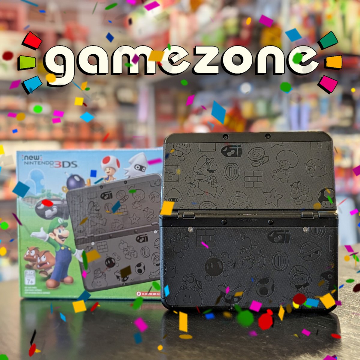 TJI! #Nintendo #Nintendo3DS #NewNintendo3DS #SuperMario #Mario3DS #NintendoHandheld #3DSConsole #MarioEdition3DS #MarioHandheld #RetroGaming #HandheldGaming #PortableGaming #NintendoCollector #NintendoGaming #Nintendo3DSXL #MarioAndLuigi #NintendoGames #TheGameZone #HillsdaleNJ