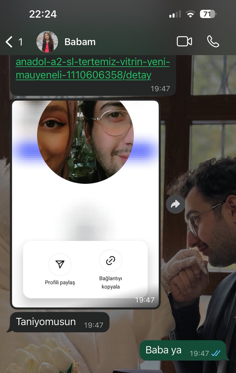 Sevgilim olduğunu öğrenince böyle mesaj atmıştı ahshshshshsh