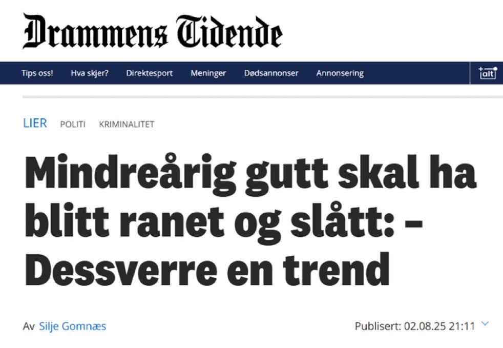 Når jeg ser overskrifter som dette så spør jeg meg alltid:
Hva gjør foreldrene med saken?
Hvorfor er de ikke ute og krever noe gjøres? Hvorfor står ikke foreldrene OPP for sine barn, men heller kryper sammen i frykt for represalier fra systemet?