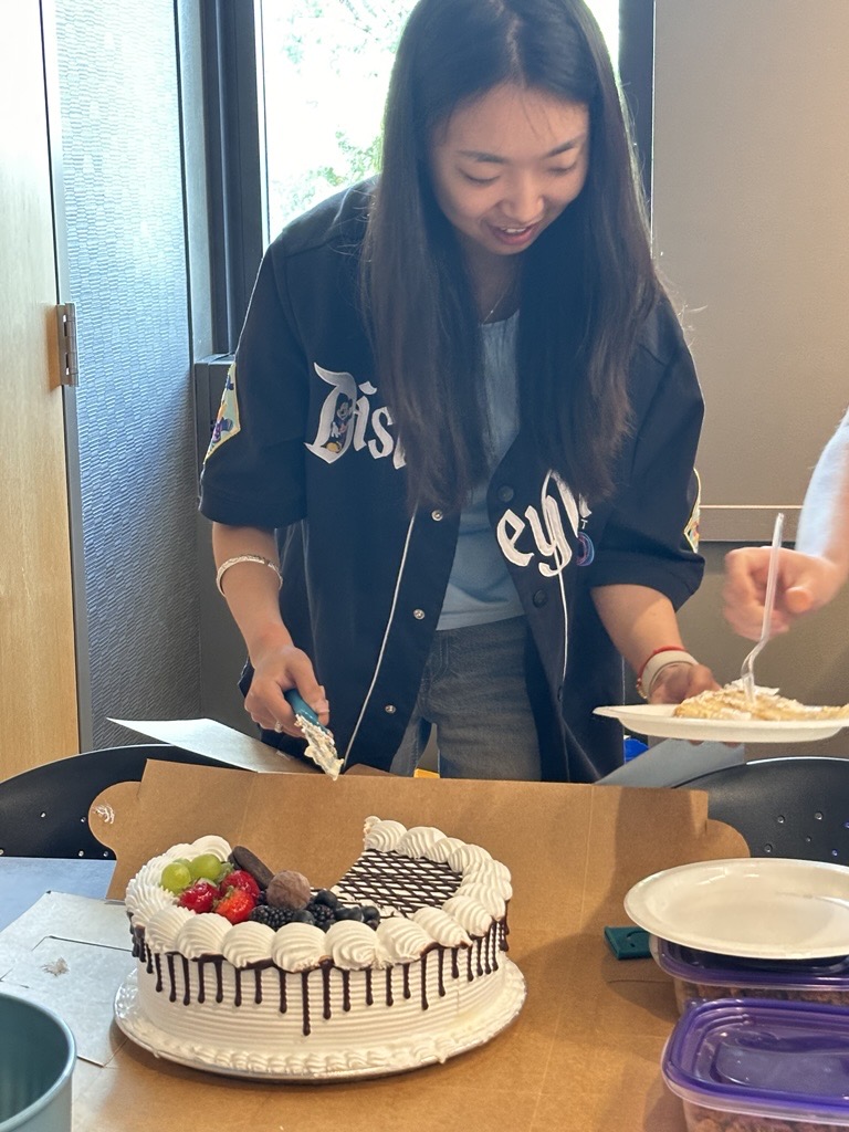 LabLaskin's tweet image. A fun potluck and a farewell party for Mike Espenship, Murphy Zheng, and Iliyas Iznat. We wish them the best of luck in their new adventures!