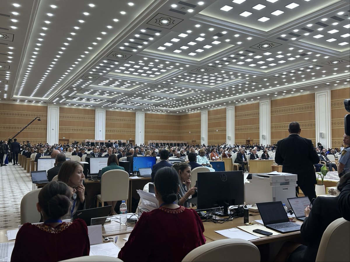 🇺🇳 #LLDC3 opened in Turkmenistan 🇹🇲 on 5 August.
 
With no direct access to the sea, landlocked developing countries face serious trade barriers + high transport costs.
 
This 4-day conference is about solutions &amp; partnerships ➡️ bit.ly/45mLSI0

Our team is supporting 👇