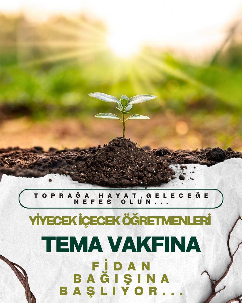 <a href="/tcmeb/">Millî Eğitim Bakanlığı</a> instagram.com/yiyecekicecek5… 
 #YiyecekİçecekÖğretmenliği500Kontenjan talep ederken ülkemizi derinden etkileyen bu üzücü olay karşısında doğaya faydalı olsun istiyor.<a href="/Yusuf__Tekin/">Yusuf Tekin</a> <a href="/RTErdogan/">Recep Tayyip Erdoğan</a> <a href="/tcmeb/">Millî Eğitim Bakanlığı</a> <a href="/tcmeb_mtegm/">Meslekî ve Teknik Eğitim Genel Müdürlüğü</a>