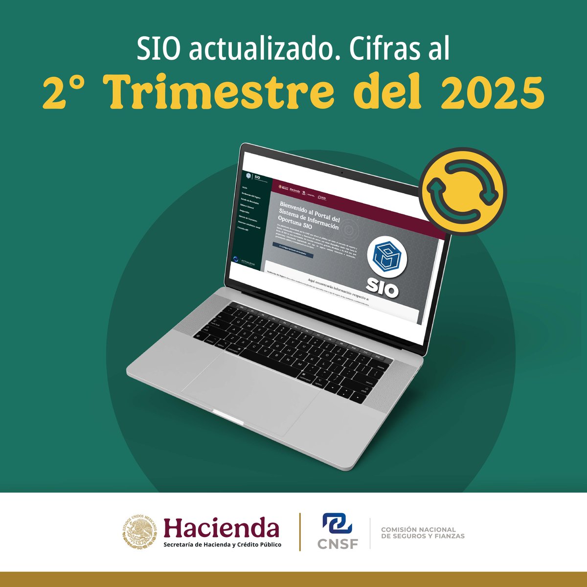 ¡Ya tenemos disponible la información oficial del Sector Asegurador y Afianzador al 2do trimestre de 2025, conócela en el SIO!
Entra al SIO en: sio.cnsf.gob.mx/?web=1
#SIO #CNSF #segurosmx #fianzasmx #AMIS #AMIG