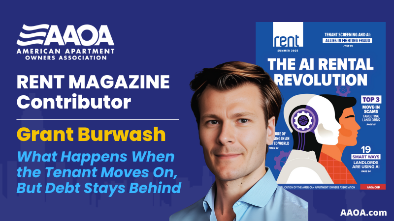 💡 What happens when a Tenant moves out owing unpaid rent?

Check out our article in the latest issue of AAOA’s Rent Magazine to learn what you can do.

📖 Read the full article here → hubs.la/Q03B6Z6j0

#LandlordTips #DebtRecovery #AAOA #FrontLobby #RentReporting