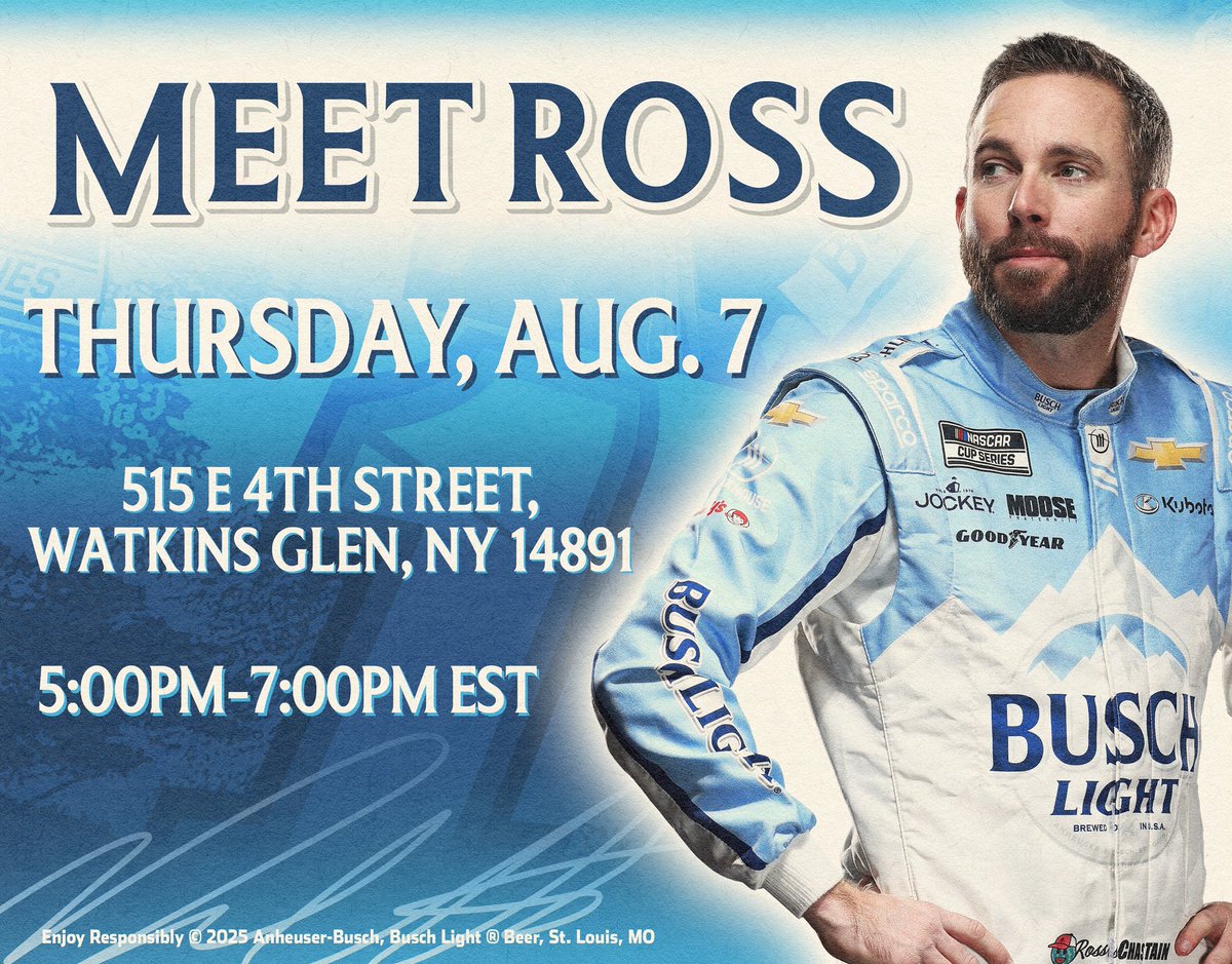 Making a stop in NY on Thursday with <a href="/BuschBeer/">Busch Beer</a>! Come see us from 5-7 pm. 🍻