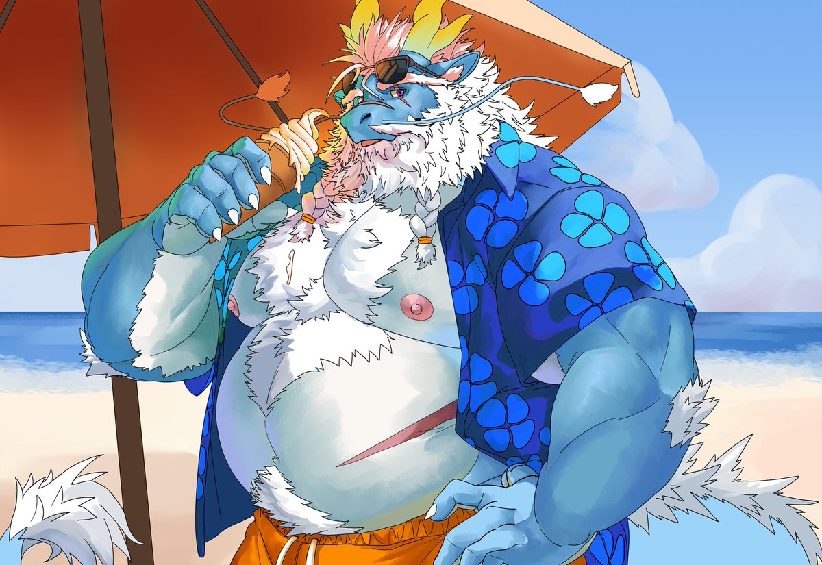 是夏日龙敖！！！
画师是<a href="/RueyBear/">Ruey</a>