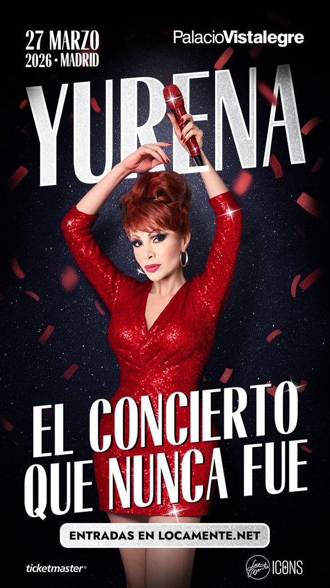 ATENCIÓN #YUREFANS !!
El día 27 de MARZO DEL PRÓXIMO AÑO, súper concierto en el Palacio VISTA ALEGRE DE MADRID!!
Va a ser épico e inolvidable!!
Os espero!!
Entradas a la venta el día 7 a las 12.00 horas!
Esto nadie se lo puede perder!