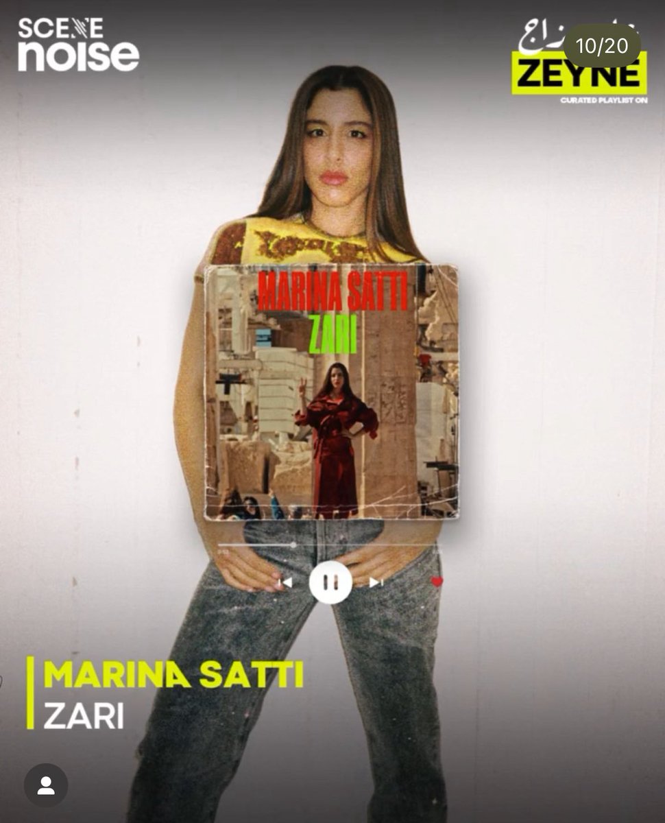 “Zari” is featured in Zeyne’s curated playlist in the new episode of SceneNoise’s «3ala Mazag» series!