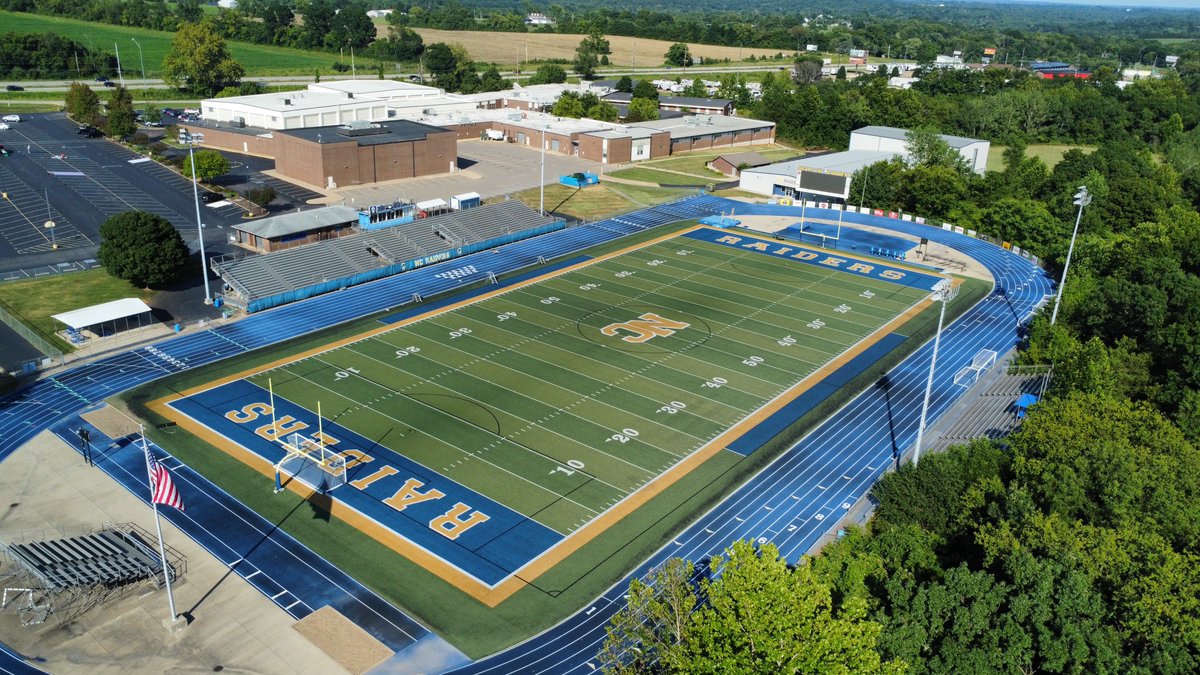 Raider Stadium (Bonne Terre, MO)
North County High School

Home of the Raiders who are 37-20 (64.91%) since 2020 with a Class 4 district championship. They sport a rare blue track and have nice facilities throughout their campus.