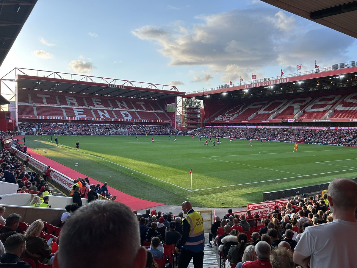 Different view tonight rather than Upper Bridgeford. Looking a lot sharper. #NFFC