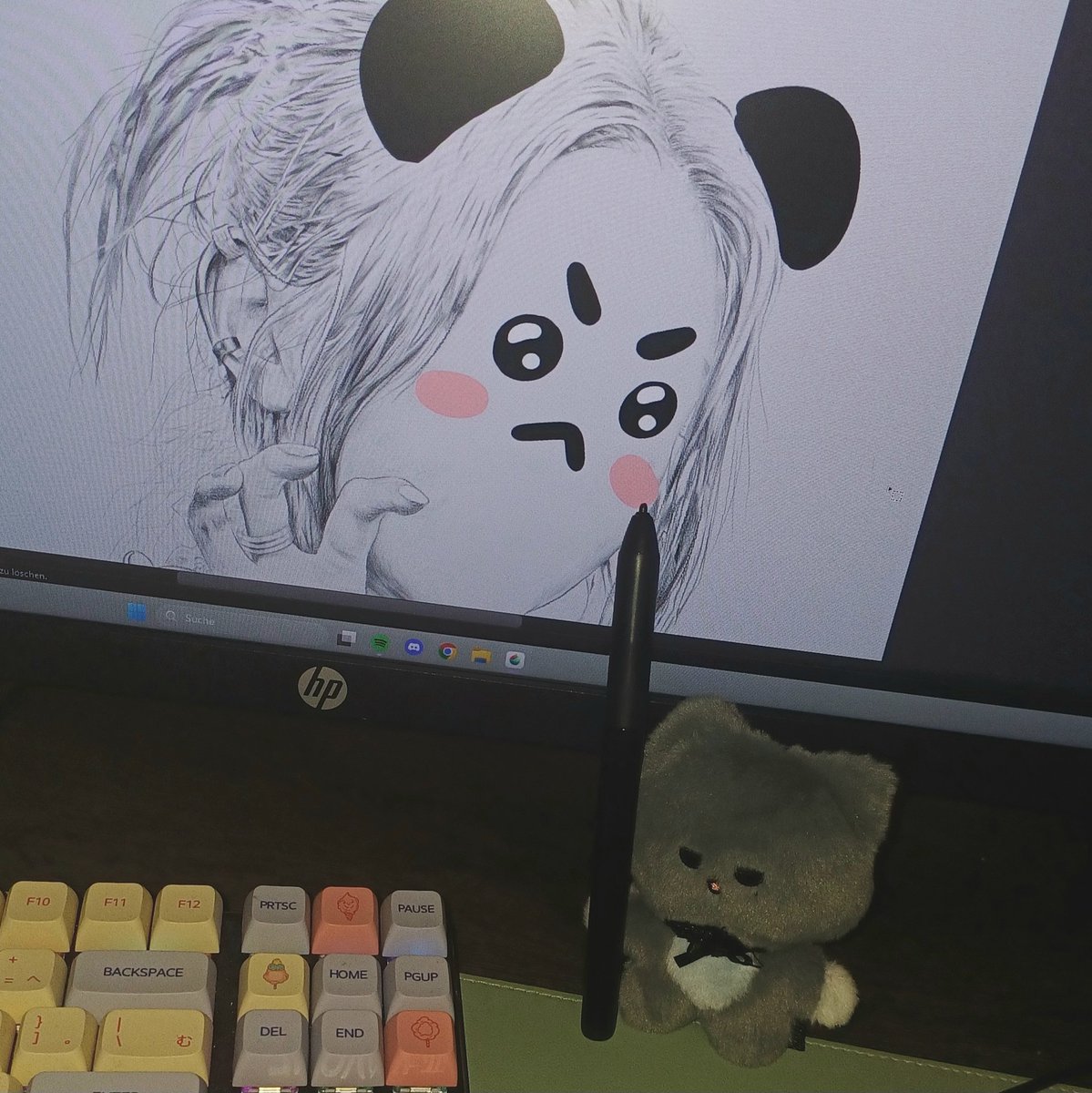 rabbitx__x's tweet photo. Singwaekie kept messing around but I finally managed to finish this digital pencil drawing of Dami 🙂‍↕️

#Dreamcatcher #드림캐쳐 #DAMI #다미 #fanart https://t.co/oYhgZVYaeV