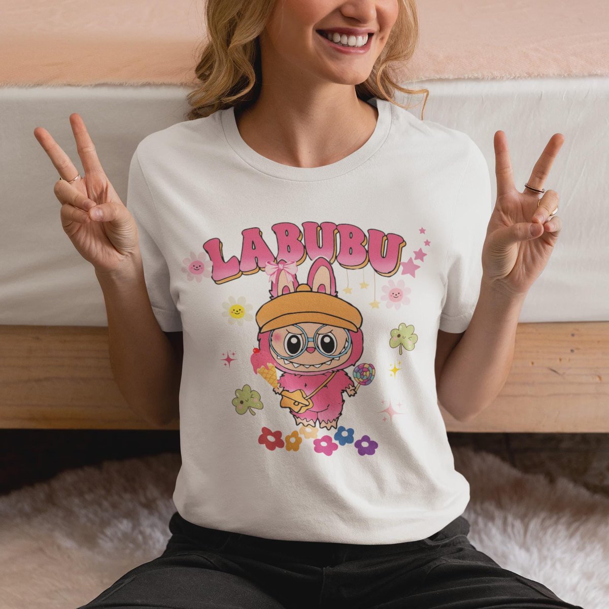 Modinko_'s tweet image. modinko.etsy.com/listing/434425… #labubu #labubutshirt