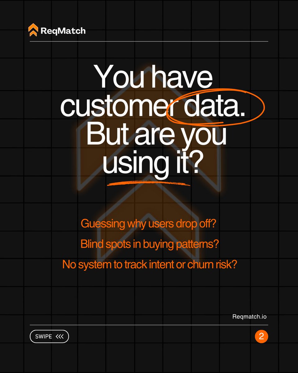 ReqMatchio's tweet photo. Your data isn’t the problem.
Your insight is.
We build AI dashboards that decode behaviour patterns — so you can fix drop-offs, boost retention, and personalize at scale.
🎯 https://t.co/HoOPAZMm9Y
#AIForBusiness #CustomerData #ConversionBoost #reqmatch https://t.co/UPVTUEjuBU