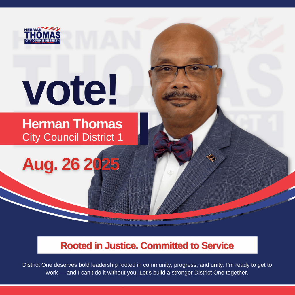 Vote Herman Thomas District 1 tweet media
