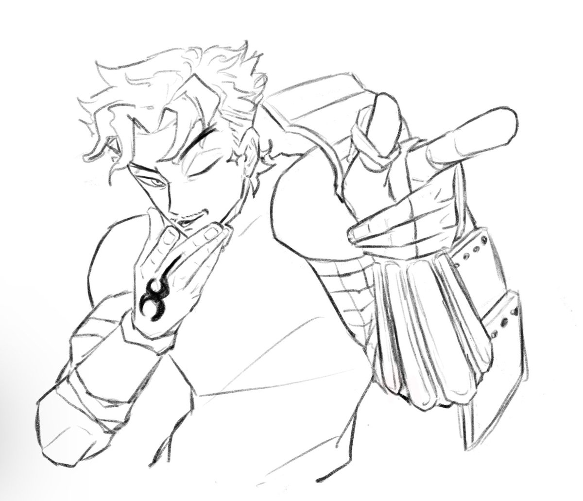 He prolly hit his pose a couple times