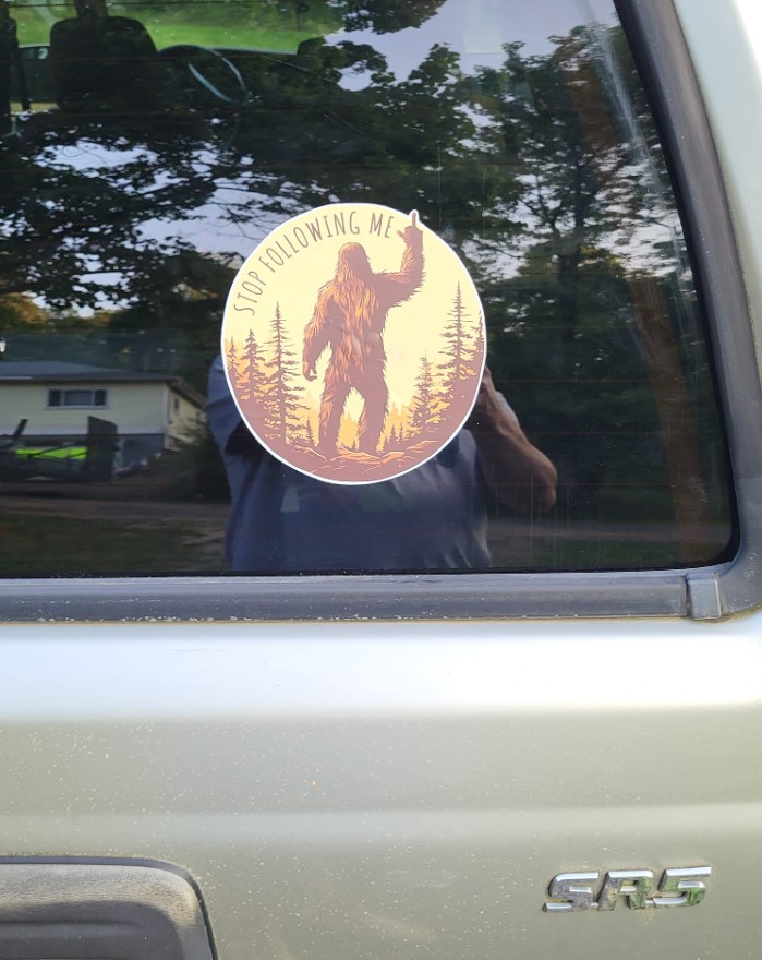 Sasquatch wants Tim Van to stop following him