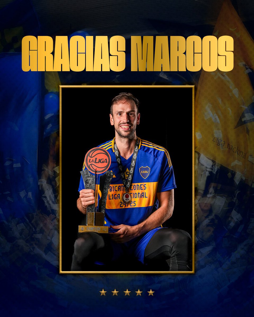 ¡Gracias, Marcos! 🙌

Un placer volver a cruzar nuestros caminos y haber compartido una temporada inolvidable.

1️⃣2️⃣💙💛💙