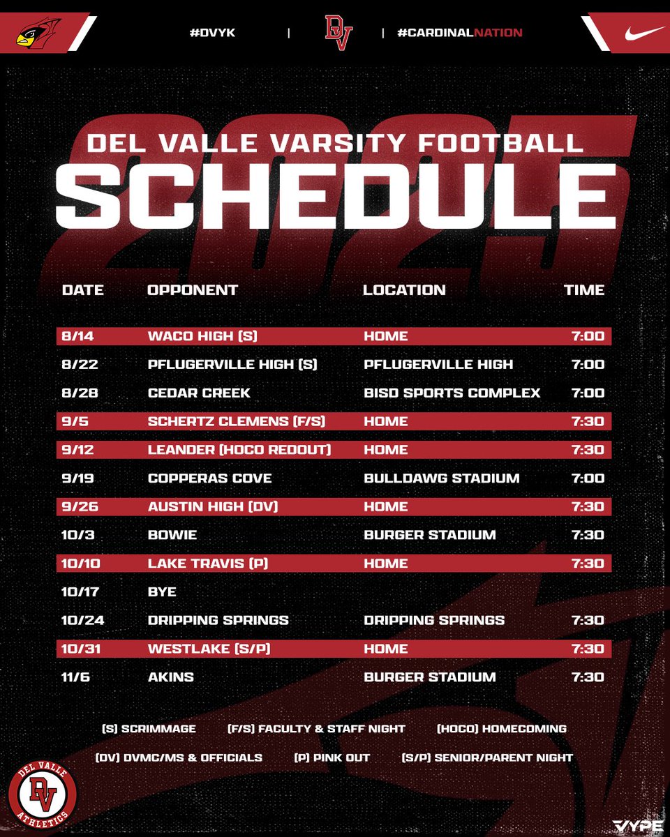 Del Valle ISD Athletics tweet media