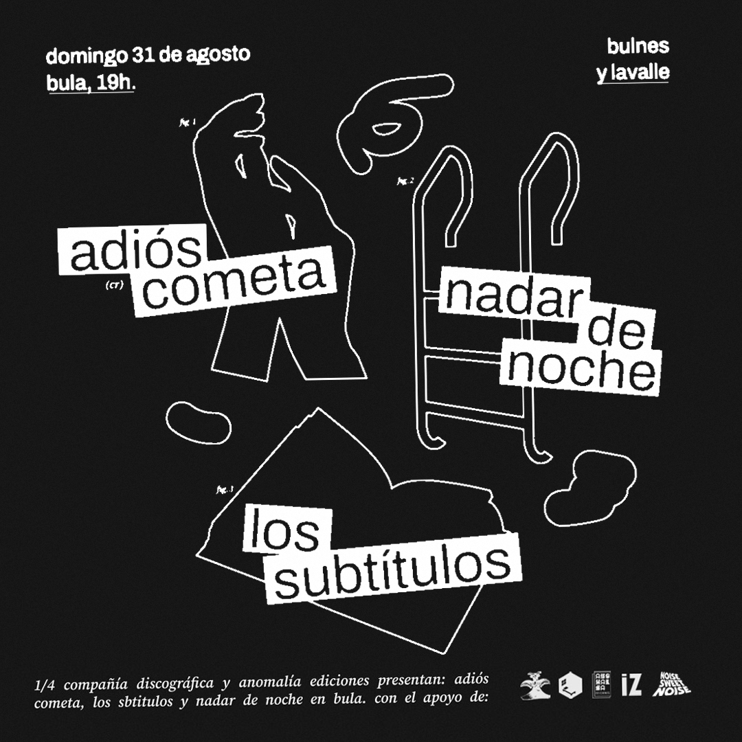 la próxima es en BULA el 31/08 junto a Adiós Cometa (!) que vienen por primera vez en Argentina y <a href="/nadardenoche_/">Nadar de Noche</a> 
alpogo.com/evento/adios-c…