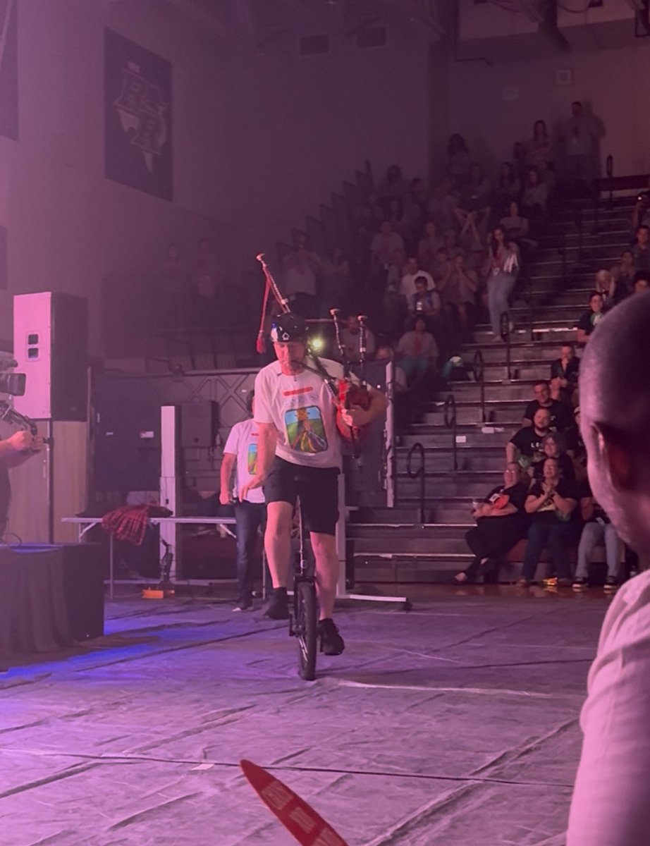 Dustin Binnicker (@drbinnicker) on Twitter photo Convocation 2025 was unforgettable! From student spotlights to Bruce playing the bagpipes on a unicycle 🪗🚴♂️🔥 — we’re all about choosing your own path and doing hard things. Here’s to a year of courage, creativity, and charting your course! 💪🌟 #1LISD #ChooseYourOwnPath Convocation 2025 was unforgettable! From student spotlights to Bruce playing the bagpipes on a unicycle 🪗🚴♂️🔥 — we’re all about choosing your own path and doing hard things. Here’s to a year of courage, creativity, and charting your course! 💪🌟 #1LISD #ChooseYourOwnPath