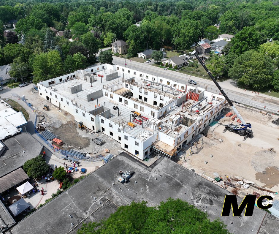Shovels? Check. Sharpies? Absolutely. 75 years of history? You bet.
The McCann Group broke ground on a brand-new retirement home AND signed a beam at another site that’s been part of the community for 75 incredible years!
One’s a new beginning, the other’s a proud legacy  and