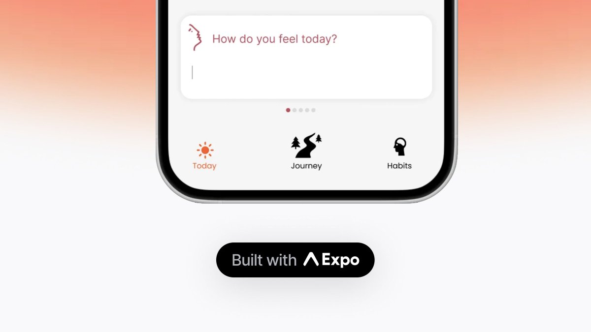 🧠💛 This is the story of how two devs built a deeply thoughtful and scientific mental health app that feels like a therapy session. 

Learn about their unique approach to design (it's beautiful) and development. And the reasons why they chose Expo in the first place.