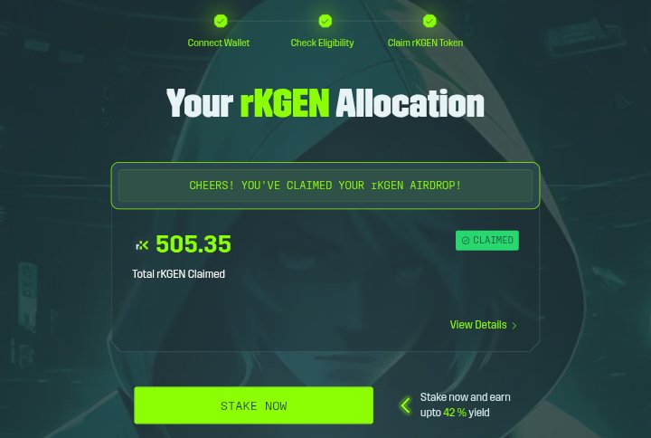 JUST CLAIMED MY $rKGeN PHASE 1 TOKENS! 🌐

Feeling PUMPED and BLESSED 🔥
The KGeN takeover is just getting started — we’re early and we’re READY 

Claim yours now - rewards.kgen.io
<a href="/KGeN_IO/">KGeN 🟩</a>  <a href="/KGeN_Community/">KGeN Community</a>