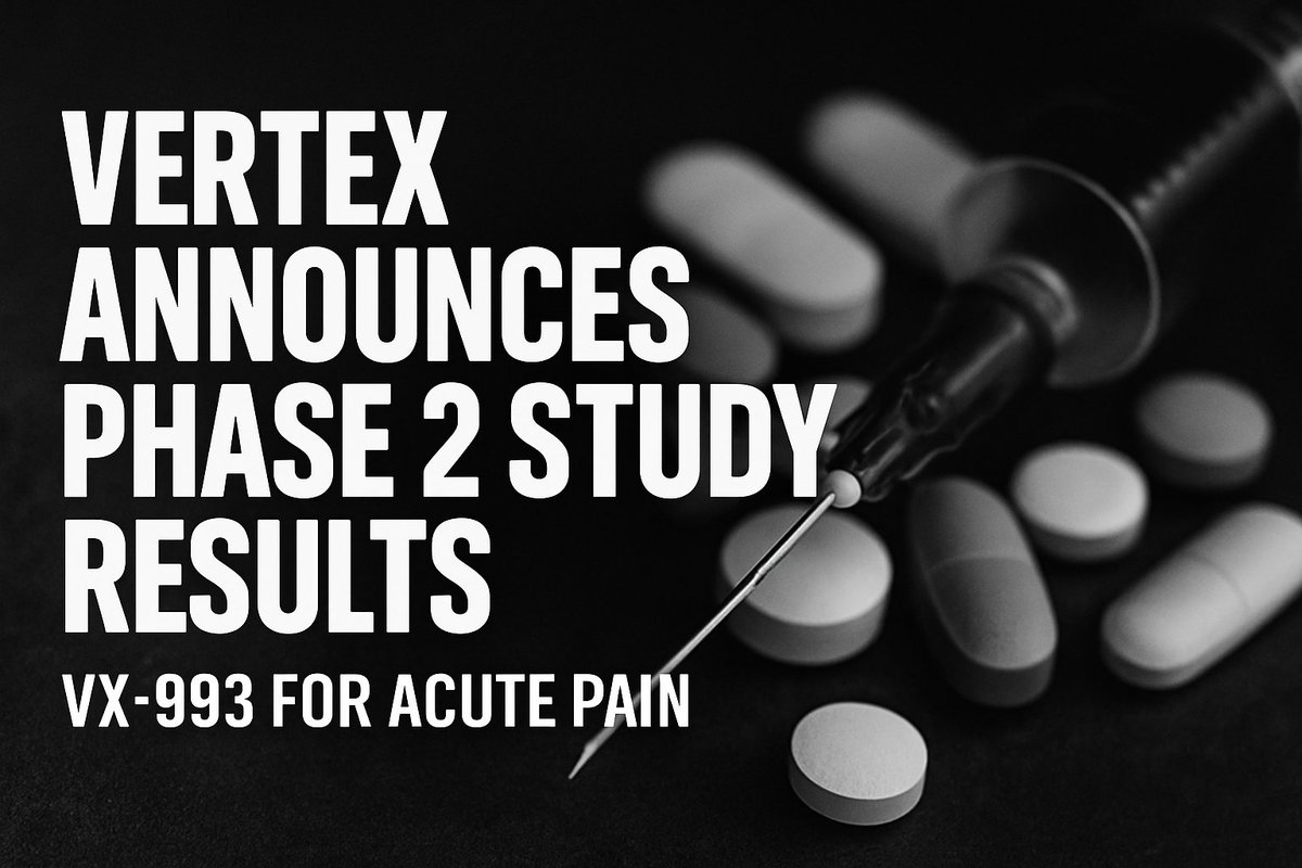 BioTechVisions's tweet image. 🚫 Vertex Scraps VX‑993 Next‑Gen Pain Pill After Phase 2 Miss – Journavx Expansion Scaled Back

Tough week for Vertex’s pain strategy:
VX‑993, the new NaV1.8 inhibitor designed to outperform Journavx, failed all three dose arms in a Phase 2 bunionectomy trial. Pain relief did not…