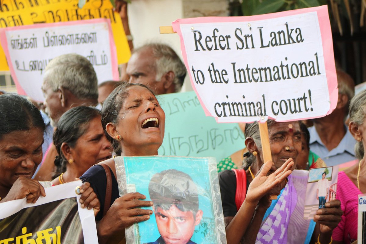 🚨 Tamil political parties and civil society urge UN to refer Sri Lanka to the ICC

A coalition of Tamil political parties, over 100 civil society groups, religious leaders, and academic institutions from across the North-East have called on member states of the UN Human Rights
