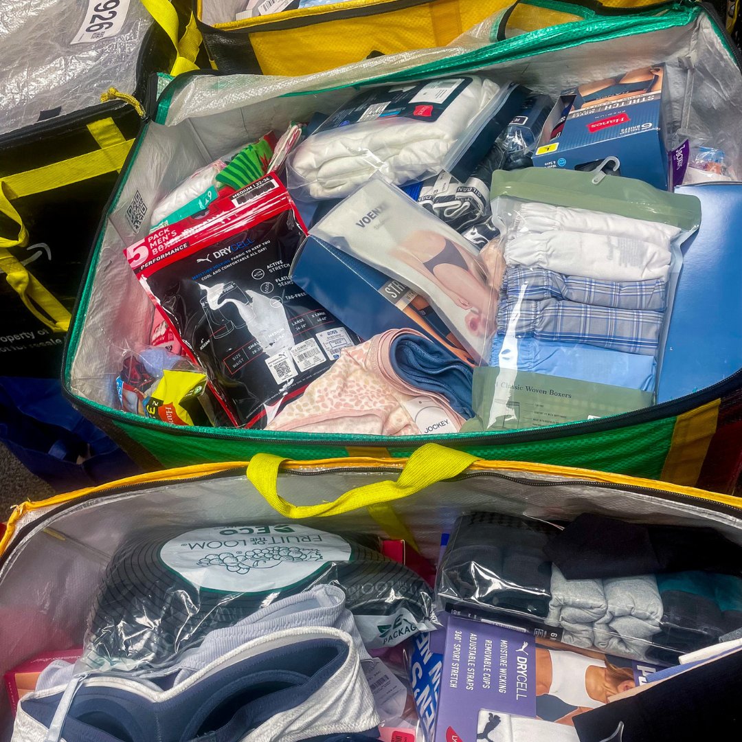 It's National Underwear Day and we're throwing it back to Mardi Bras &amp; Briefs to remind you: the need for clean, new underwear doesn't stop after the party ends! Help us keep our shelves stocked year-round — donate today and make a difference.