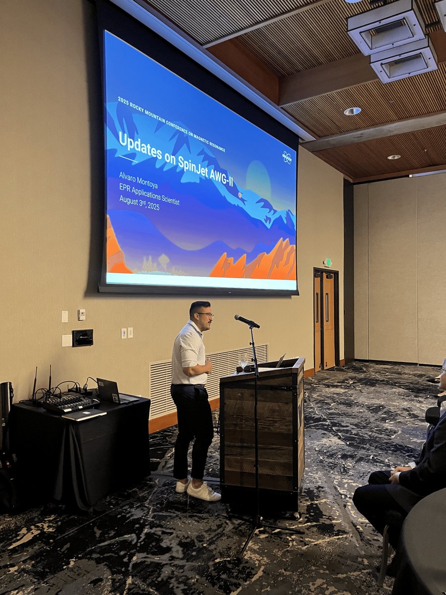 Thank you for joining us at our #ERP Users’ Meeting during the Rocky Mountain Conference 2025. It was a pleasure to see you all!
You still have time to meet us at our booths 5&amp;6.

Learn more: goto.bruker.com/4550zk0

<a href="/rockymtnconf/">Rocky Mtn Conference</a>

#NMR #EPRchat #MagneticResonance #Spectroscopy