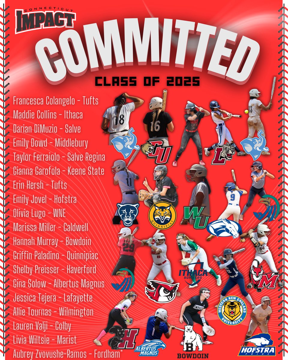 We want to take a moment to celebrate our amazing Class of 2025 and all they’ve achieved in their softball journeys so far! ‼️❤️

Please join us in congratulating our seniors and wishing them the best as they begin their next chapters both on and off the field