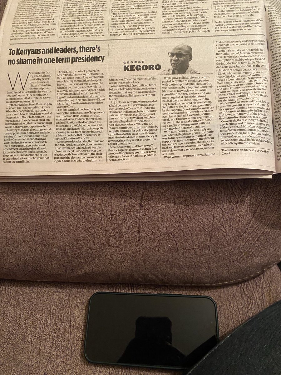 In case you missed my piece in the Sunday Nation.
⁦<a href="/NationAfrica/">Daily Nation</a>⁩