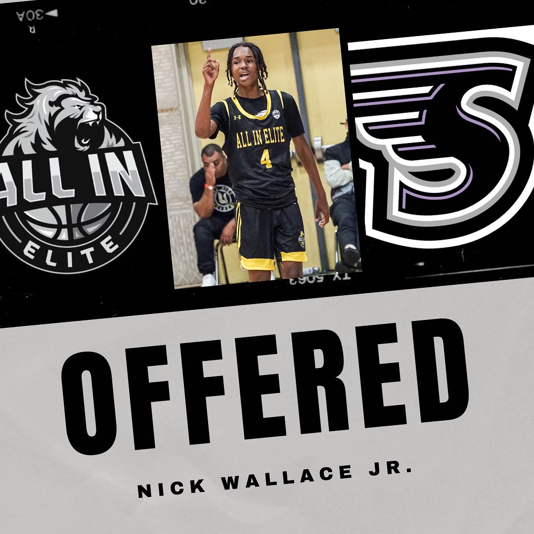 5’11” G Nick Wallace Jr. of Arcadia (2028) has picked up an offer from Stonehill College! 🔥🏀 #ALLIN