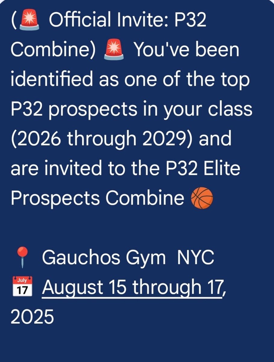 Mason Brown (@masonbrown0_) on Twitter photo I’m honored to be identified as one of the top P32 prospects in 2028 and earning an invite to the P32 Elite Prospects Combine in NYC. <a href="/BigA_SATX/">BigA</a> <a href="/BTSSATX/">Behind the scenes</a> <a href="/imjustdriven/">Coach Shawn</a> <a href="/TruePGKWill/">Kenny Williams</a> <a href="/masfresco/">C.J. Miles</a> <a href="/tcrock23/">Tony Crocker</a> <a href="/bgraham82/">Brandon Graham</a> <a href="/WWFE_RCT/">WeWorkforEverything Recruiting</a> <a href="/WEOVERME210/">We Over Me Recruiting Services</a> <a href="/KevinMoses38/">Kevin Moses LLC</a> <a href="/Derrick210012/">Derrick Brown</a> <a href="/p32league/">P32 League</a> I’m honored to be identified as one of the top P32 prospects in 2028 and earning an invite to the P32 Elite Prospects Combine in NYC. <a href="/BigA_SATX/">BigA</a> <a href="/BTSSATX/">Behind the scenes</a> <a href="/imjustdriven/">Coach Shawn</a> <a href="/TruePGKWill/">Kenny Williams</a> <a href="/masfresco/">C.J. Miles</a> <a href="/tcrock23/">Tony Crocker</a> <a href="/bgraham82/">Brandon Graham</a> <a href="/WWFE_RCT/">WeWorkforEverything Recruiting</a> <a href="/WEOVERME210/">We Over Me Recruiting Services</a> <a href="/KevinMoses38/">Kevin Moses LLC</a> <a href="/Derrick210012/">Derrick Brown</a> <a href="/p32league/">P32 League</a>