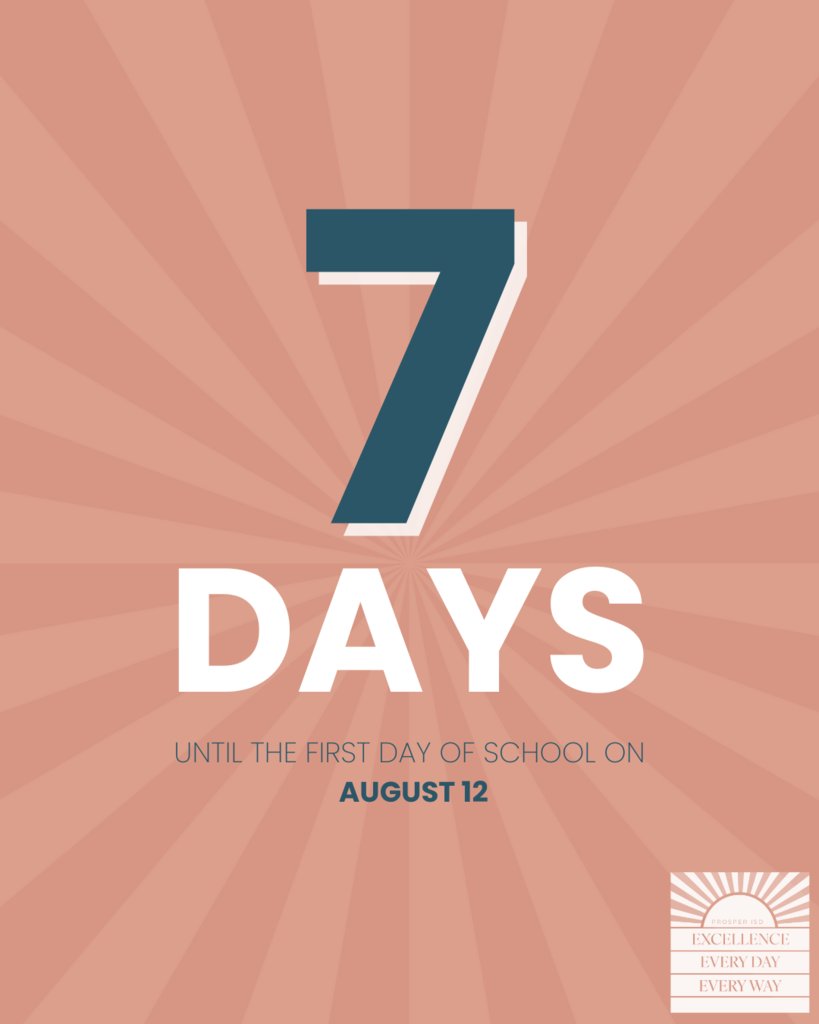 The countdown is on, with just one week left until students head back to the classroom. Our dedicated staff are getting ready to support, guide, and champion each student – every day, in every way.