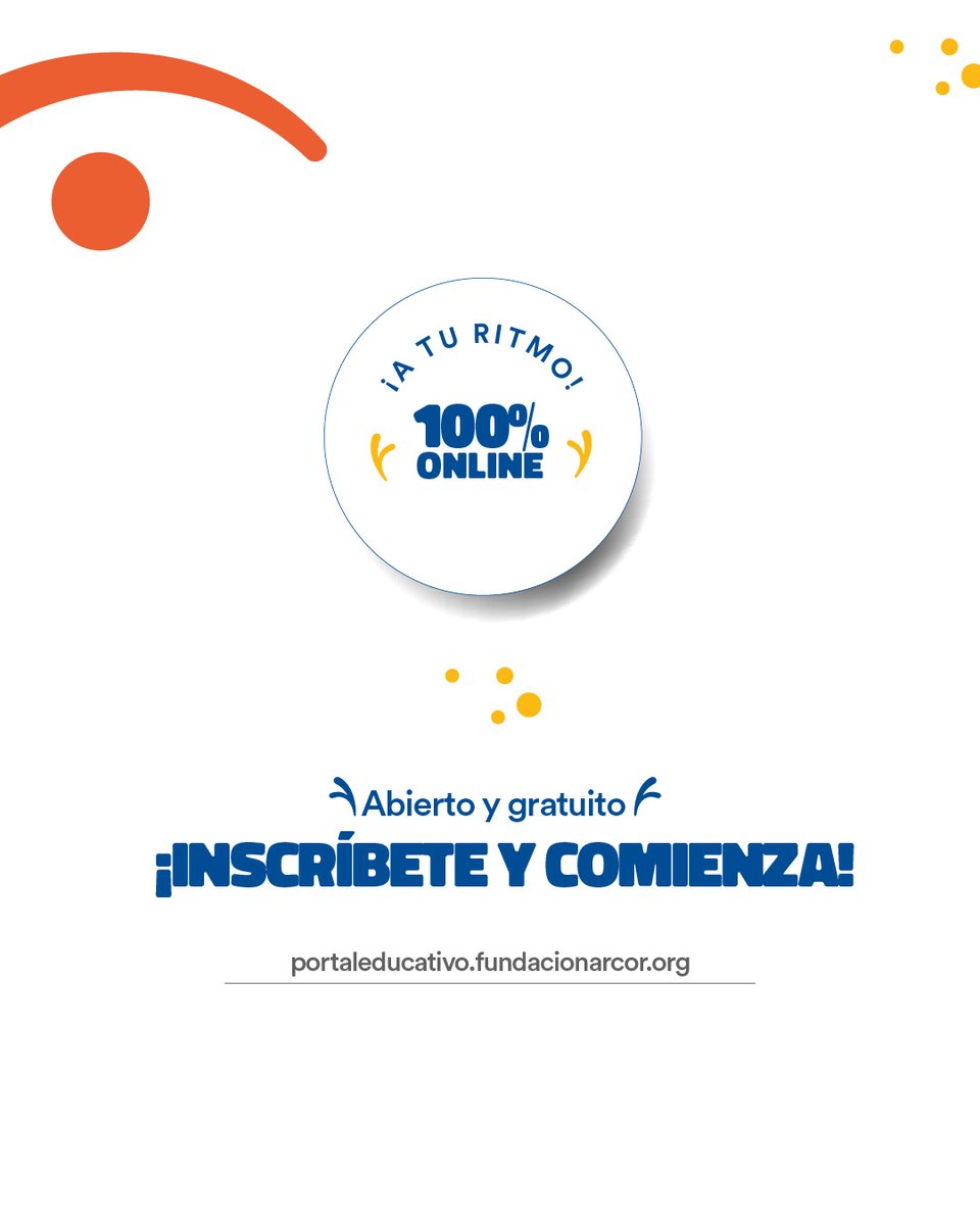 Capacítate en el "Registro de experiencias con infancias" 📷 y descubre las herramientas necesarias para escribir y presentar proyectos.
Elige entre este y otros 12 cursos abiertos,  gratuitos y ONLINE, disponibles en portaleducativo.fundacionarcor.org