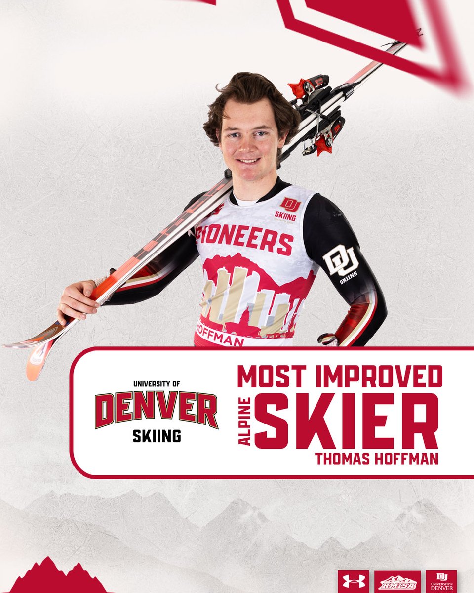 Thomas Hoffman is this year's DU Alpine Most Improved Skier!

He had his best college season in 2025 with three podiums &amp; 5 top-five finishes. The Manly, Australia, native won his first career race at the RMISA Championships before earning his 2nd All-American honor at the NCAAs.